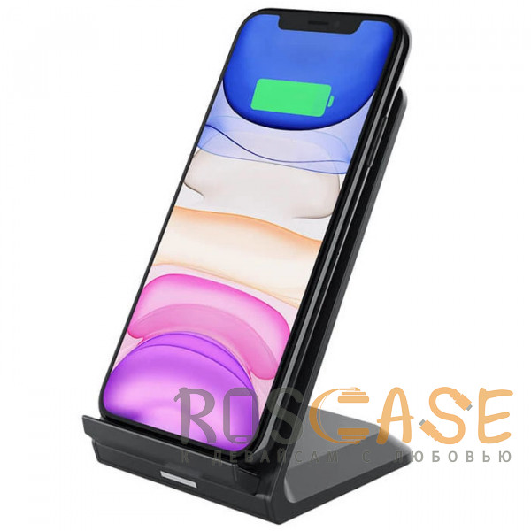 Фото Черный Nillkin QI Fast Stand Pro | Беспроводная зарядка с вертикальной подставкой для телефона