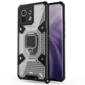 Honeycomb Armor | Противоударный чехол с защитой камеры и кольцом  для Xiaomi Mi 11