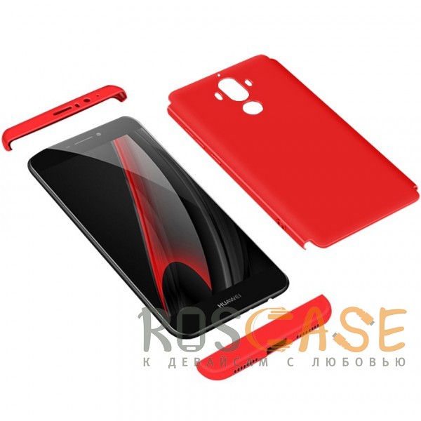 Фото Красный GKK LikGus 360° | Двухсторонний чехол для Huawei Mate 9 с защитными вставками