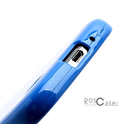 Фото Синий Mercury Jelly Pearl Color | Яркий силиконовый чехол для для Samsung i9500 Galaxy S4