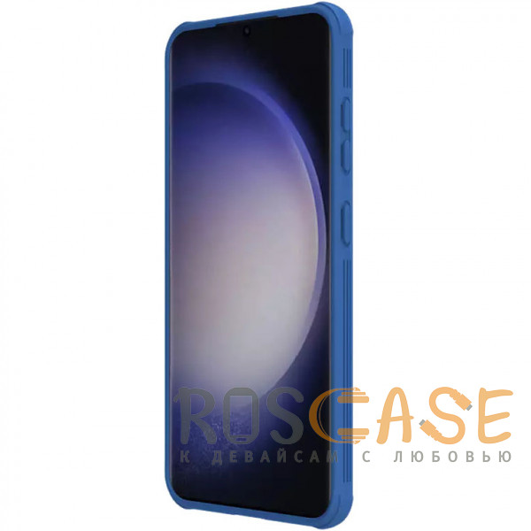 Изображение Синий Nillkin CamShield Pro | Чехол из пластика и TPU с защитой камеры для Samsung Galaxy S24