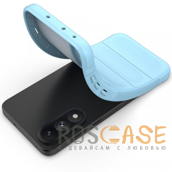 Фотография Голубой Flex Silicone | Противоударный чехол для OnePlus Nord 5 5G / Ace 5 Ultra с защитой камеры и микрофиброй