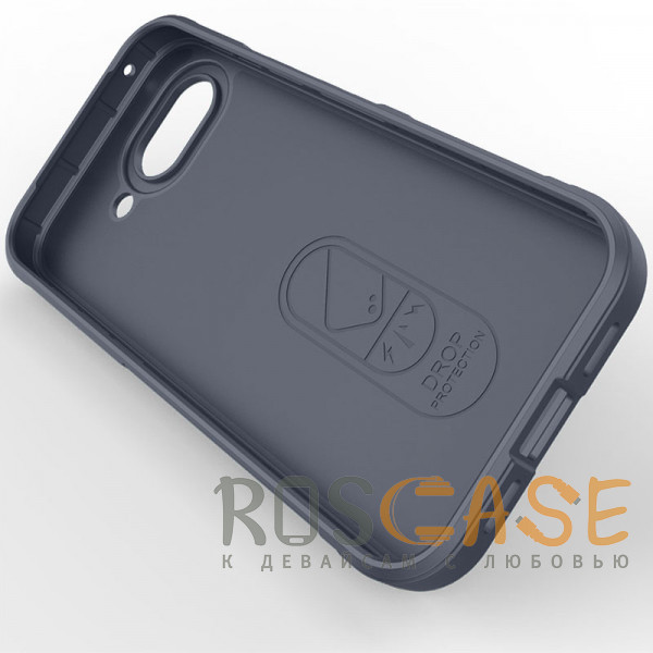 Изображение Темно-синий Flex Silicone | Противоударный чехол для Google Pixel 10a с защитой камеры и микрофиброй