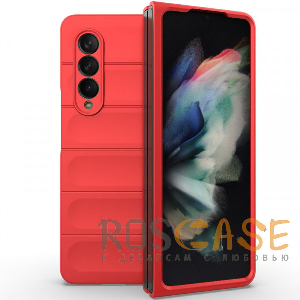 Фото Красный Flex Matte | Пластиковый чехол с Soft Touch покрытием для Samsung Galaxy Z Fold 3