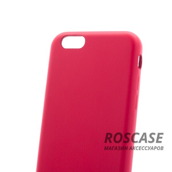 Фотография Красный iPaky Leather натур. кожа | Чехол для Apple iPhone 6/6s (4.7")