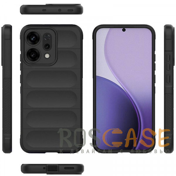 Фото Черный Flex Silicone | Противоударaный чехол для Huawei Nova 14 с защитой камеры и микрофиброй