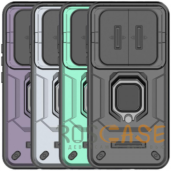 Фото Transformer Ring Holder | Противоударный чехол с кольцом и шторкой камеры для Xiaomi Redmi Note 15 Pro Plus