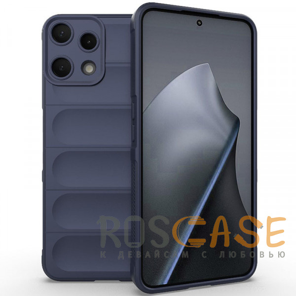 Фото Темно-синий Flex Silicone | Противоударaный чехол для Nothing Phone 3a Lite с защитой камеры и микрофиброй