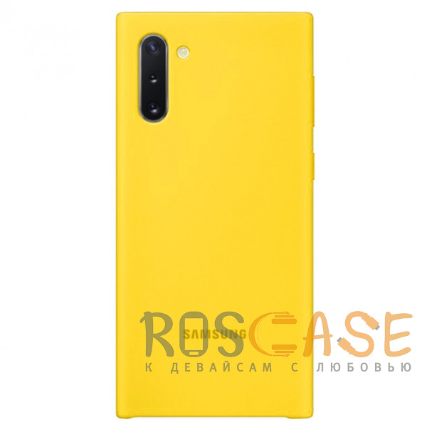 Фото Желтый Чехол Silicone Cover для Samsung Galaxy Note 10