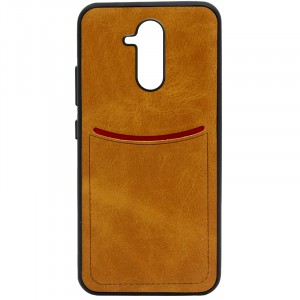 ILEVEL | Чехол с кожаным покрытием и с карманом-визитницей для Huawei Mate 20 lite