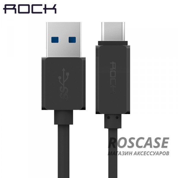 Изображение Черный / Black Кабель ROCK USB to Type-C