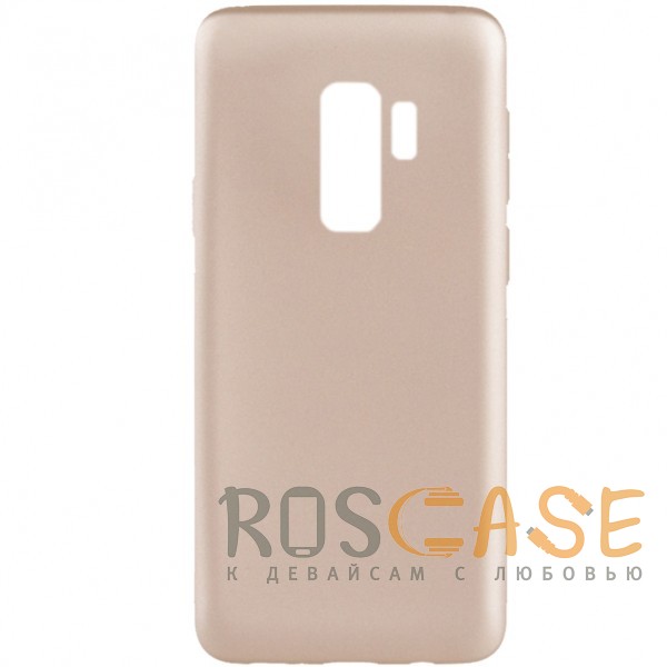Фото Золотой J-Case THIN | Гибкий силиконовый чехол для Samsung Galaxy S9+