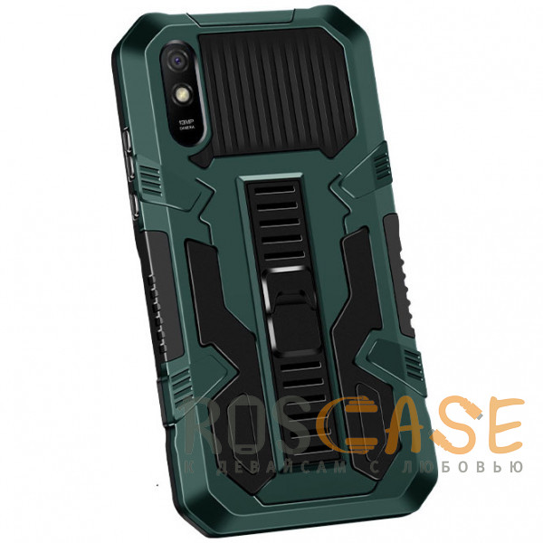 Фото Зеленый Ironhide | Противоударный чехол-подставка для Xiaomi Redmi 9A