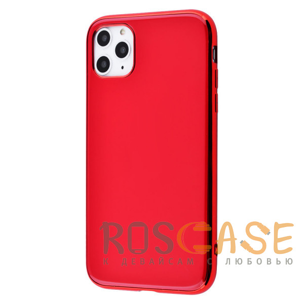 Фото Красный GLOSSY LOGO | Глянцевый гибкий чехол для iPhone 11 Pro