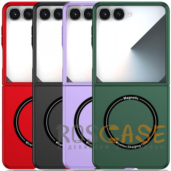 Фото Matte Shield | Тонкий матовый пластиковый чехол с поддержкой Magsafe для Samsung Galaxy Z Flip 8