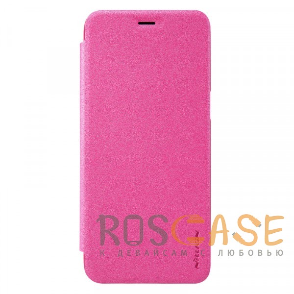 Фотография Розовый Nillkin Sparkle | Чехол-книжка для Samsung G955 Galaxy S8 Plus