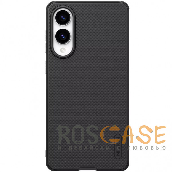 Фото Черный Nillkin Super Frosted Shield Magnetic | Пластиковый чехол с поддержкой Magsafe для Samsung Galaxy S25 Edge