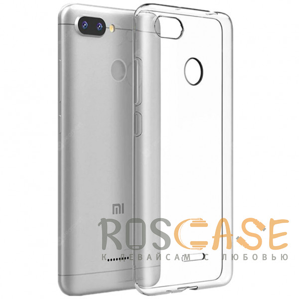 Фото Прозрачный Clear Case | Прозрачный TPU чехол 2мм для Xiaomi Redmi 6