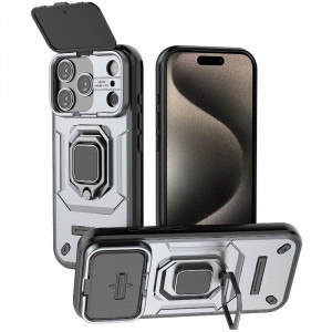 Transformer Ring Holder | Противоударный чехол с кольцом и шторкой камеры  для iPhone 17 Pro