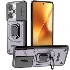 Transformer Ring Holder | Противоударный чехол с кольцом и шторкой камеры  для Realme 15 5G