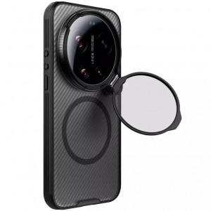 Nillkin CamShield Prop Magnetic | Полупрозрачный чехол из пластика и TPU с поддержкой MagSafe и защитой камеры  для Xiaomi Mi 17 Ultra