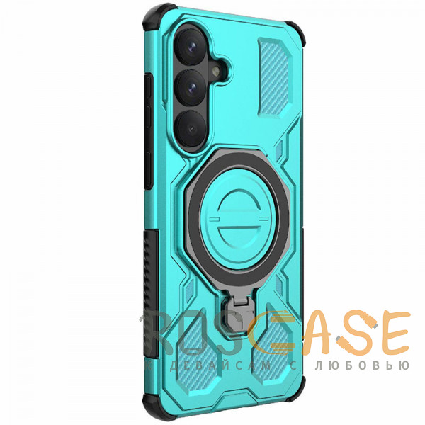 Фото Голубой Magnus | Противоударный чехол с Magsafe для Samsung Galaxy S26 Plus