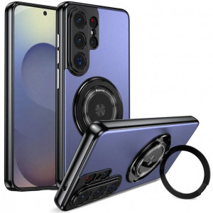 Чехол с кольцом Magsafe и алюминиевой вставкой  для Samsung Galaxy S26 Ultra