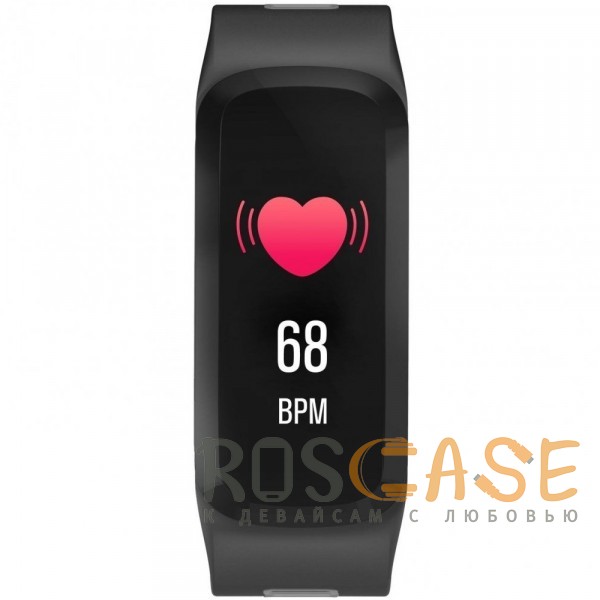Фото Черный Фитнес-браслет с измерением давления и пульса HRS F4 Sport