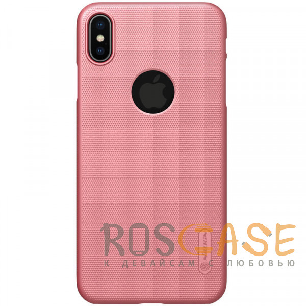 Фото Nillkin Super Frosted Shield | Матовый пластиковый чехол для iPhone XS Max с отверстием под лого