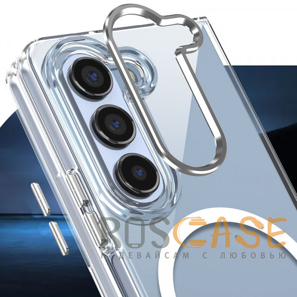 Изображение Прозрачный Crystal 3D Magsafe | Прозрачный пластиковый чехол для Samsung Galaxy Z Fold 5