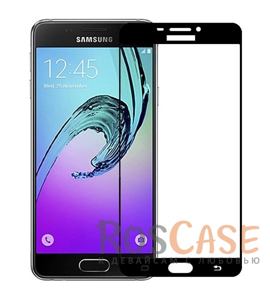 Фото Черный CaseGuru | Полноэкранное защитное стекло для для Samsung A310F Galaxy A3 (2016)