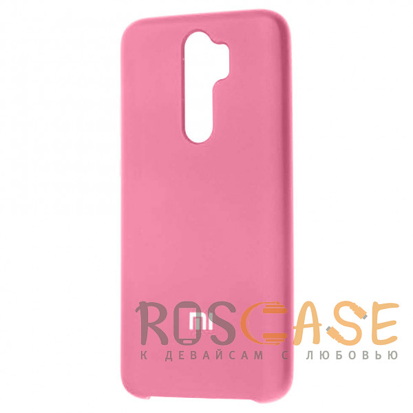 Фото Нежно-розовый Silicone Cover | Чехол силиконовый с микрофиброй для Xiaomi Redmi Note 8 Pro