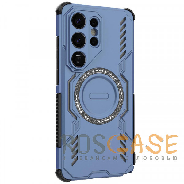 Фото Синий Mirage MagSafe | Противоударный чехол с поддержкой MagSafe для Samsung Galaxy S26 Ultra