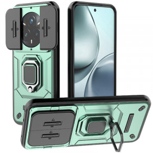 Transformer Ring Holder | Противоударный чехол с кольцом и шторкой камеры  для Realme 14 Pro Plus 5G