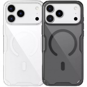 Nillkin Nature PRO Magnetic | Прозрачный силиконовый чехол для магнитной зарядки для iPhone 17 Pro Max