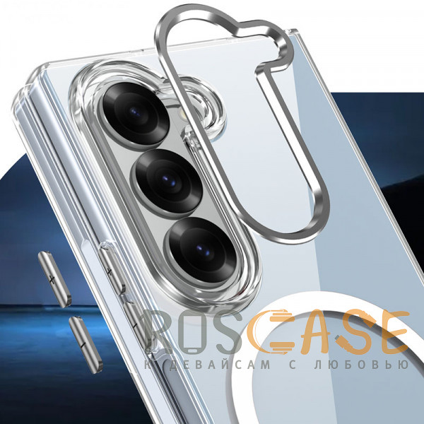 Изображение Прозрачный Crystal 3D Magsafe | Прозрачный пластиковый чехол для Samsung Galaxy Z Fold 6