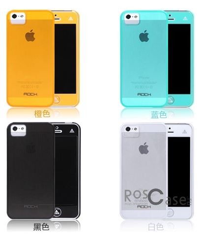 Пластиковая накладка ROCK Texture (transclusent) Series для Apple iPhone 5