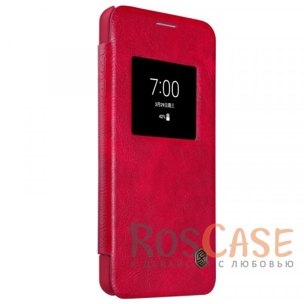 Изображение Красный Nillkin Qin натур. кожа | Чехол-книжка для LG G6 / G6 Plus H870 / H870DS