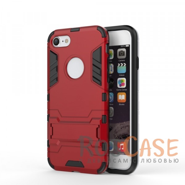 Фотография Красный / Dante Red Transformer | Противоударный чехол для iPhone 7/8/SE (2020) с мощной защитой корпуса