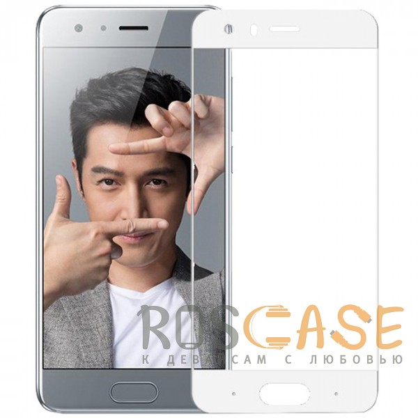 Фото Белый Artis 2.5D | Цветное защитное стекло на весь экран для Huawei Honor 9 на весь экран