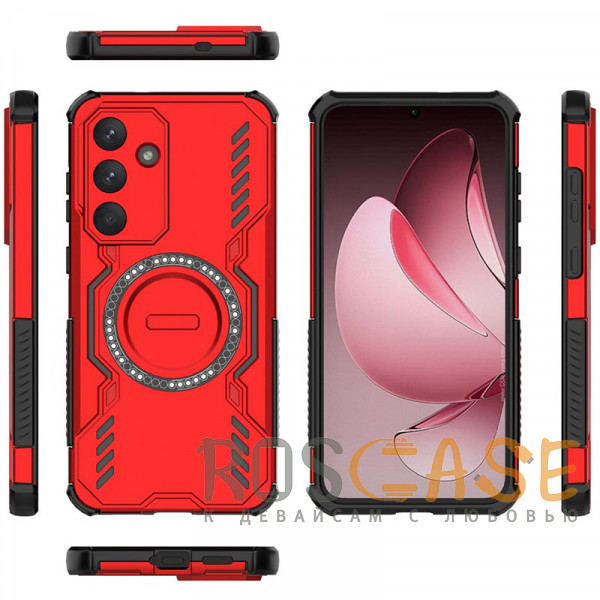 Фотография Красный Mirage MagSafe | Противоударный чехол с поддержкой MagSafe для Samsung Galaxy S25 FE