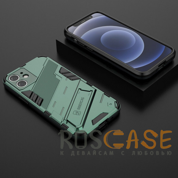 Изображение Зеленый Megatron | Противоударный чехол-подставка для iPhone 11 с защитой камеры