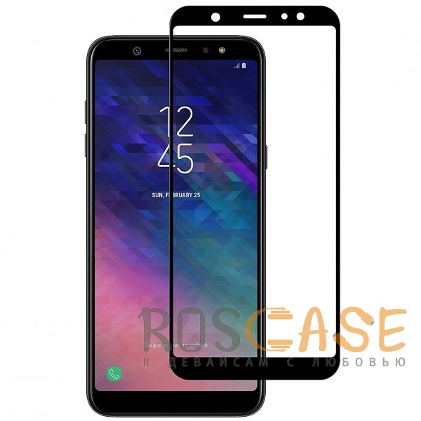 Фото Черный Artis 2.5D | Цветное защитное стекло на весь экран для Samsung Galaxy A6 (2018)