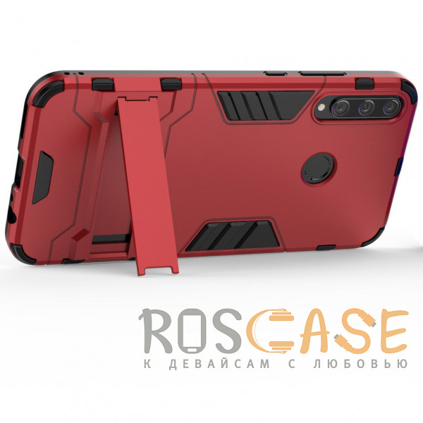 Изображение Красный Transformer | Противоударный чехол-подставка для Huawei P30 lite / Honor 20 Lite / 20S с мощной защитой корпуса
