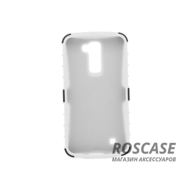 Изображение Белый Shield | Противоударный чехол для LG K10 K410/K430DS с подставкой
