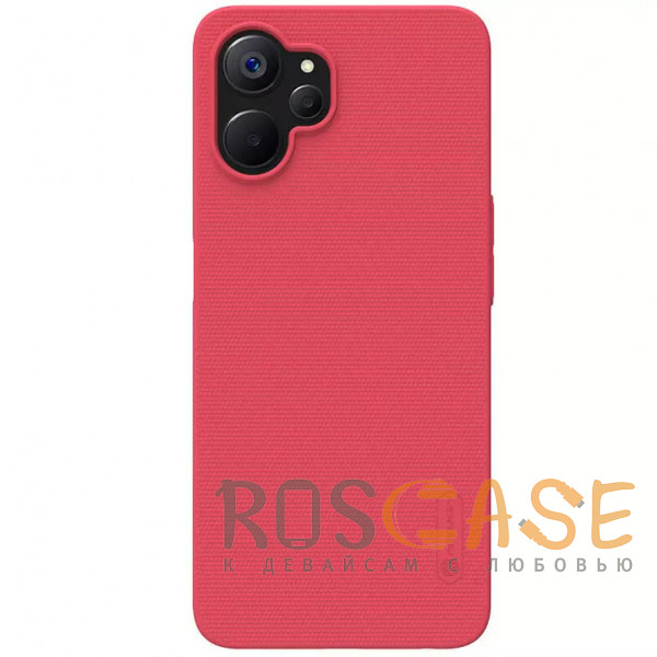 Фото Красный Nillkin Super Frosted Shield | Матовый пластиковый чехол для Realme 10 5G / 10T 5G / 9i 5G