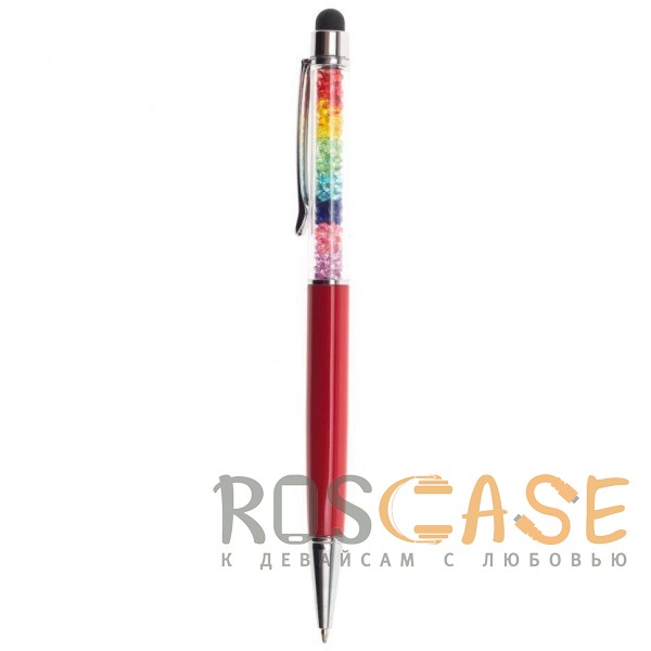 Фото Красный Емкостной стилус ручка RHDS Swarovski