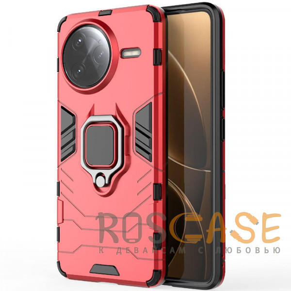 Фото Красный Transformer Ring | Противоударный чехол под магнитный держатель для Xiaomi Poco F7 Ultra / Redmi K80 Pro
