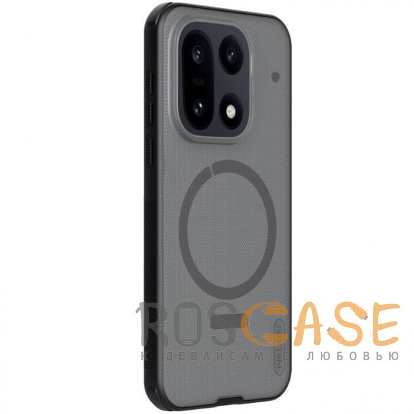 Фотография Серый Nillkin Super Frosted Shield Magnetic | Пластиковый чехол с поддержкой Magsafe для OnePlus 15