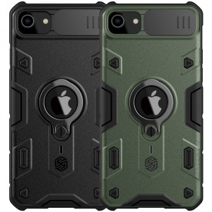 Nillkin CamShield Armor | Противоударный чехол с защитой камеры и кольцом для iPhone 7 / 8 / SE (2020)